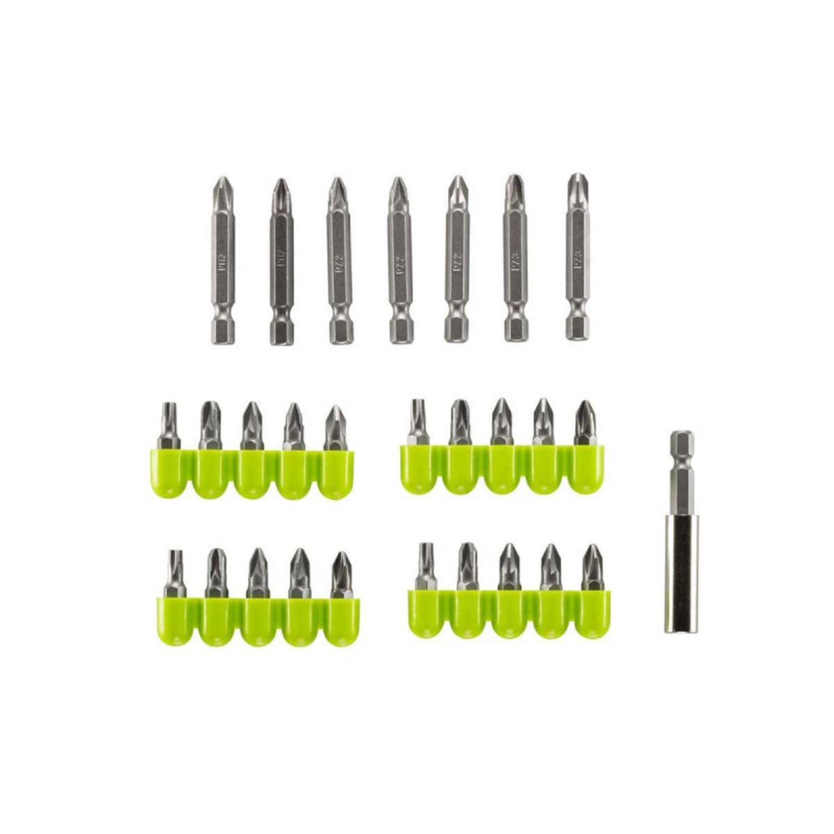 Ryobi Kit 28 accessoires de vissage RYOBI Avec racks de rangement RAK28MSD