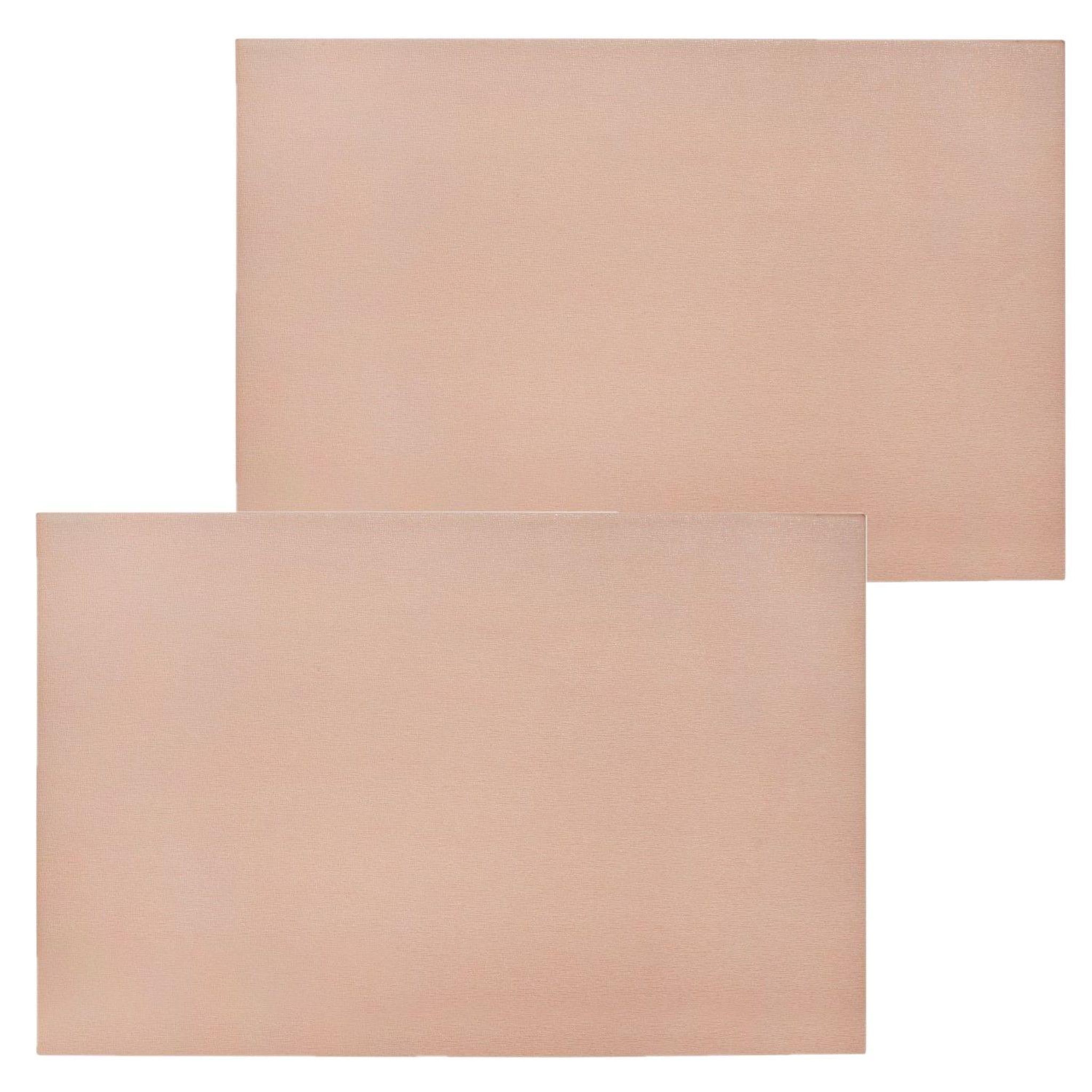 ATMOSPHERA Lot de 2 sets de table MAX. Coloris disponibles : Rose, Beige, Marron