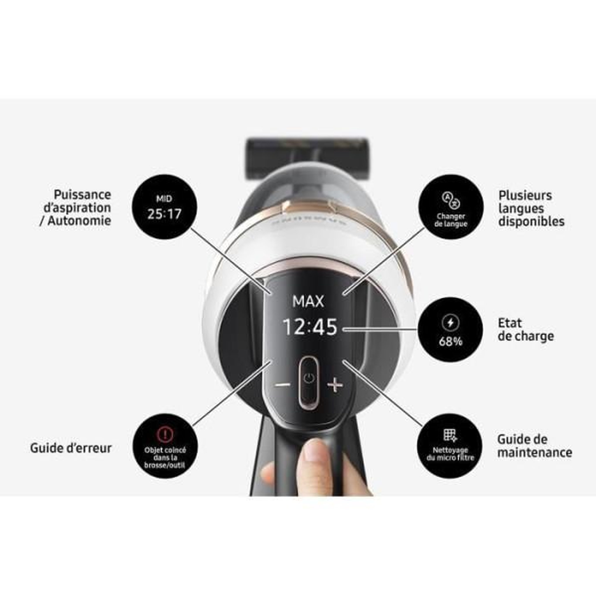 Voir la diapositive 3 : Samsung ASPI BALAIS SAMSUNG JET85COMPLETE