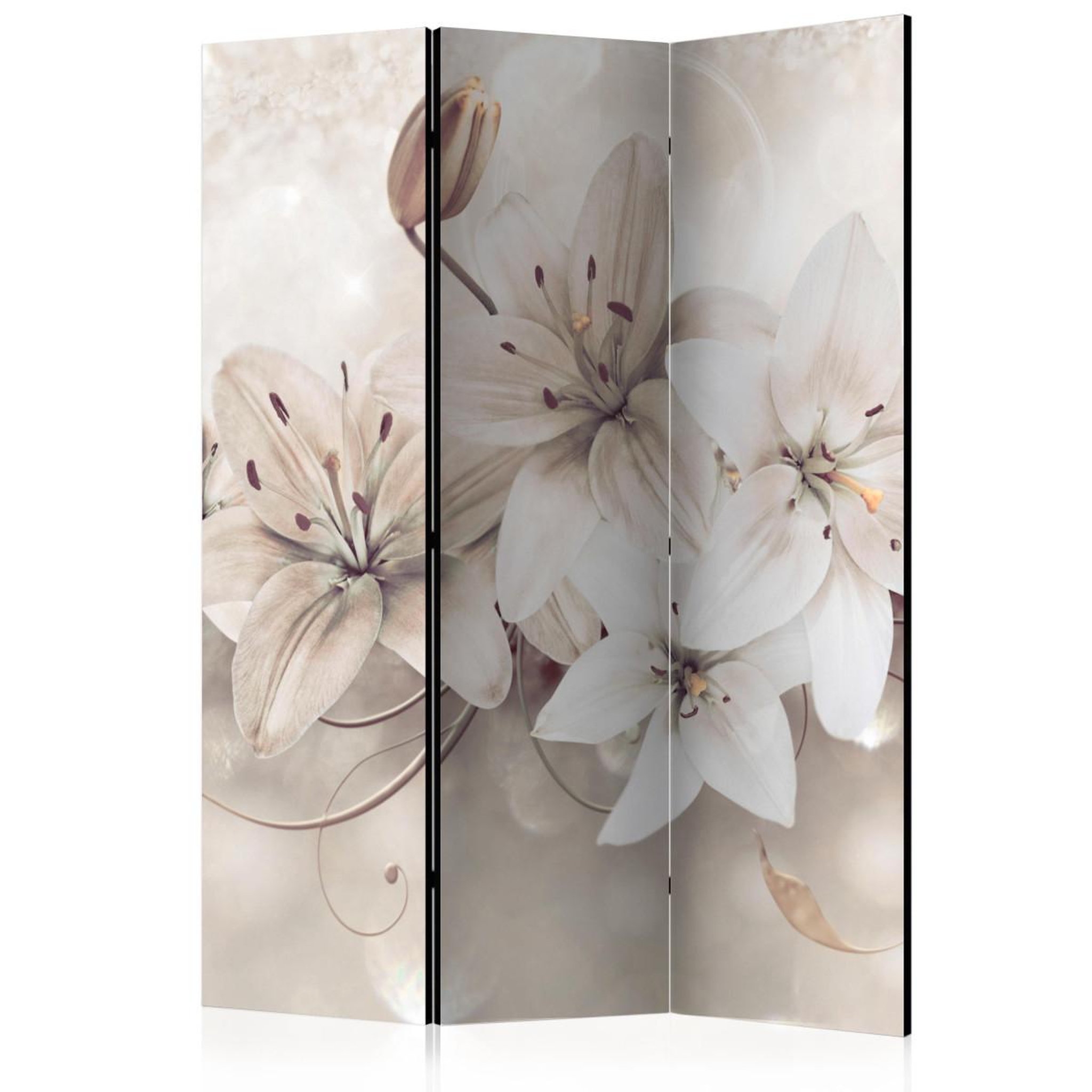 Paris Prix Paravent 3 volets  diamond lilies  135x172cm