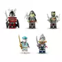 LEGO Ninjago 71786 La créature Dragon de glace de Zane, Jouet 2-en-1, Figurine de Dragon et Minifigurines