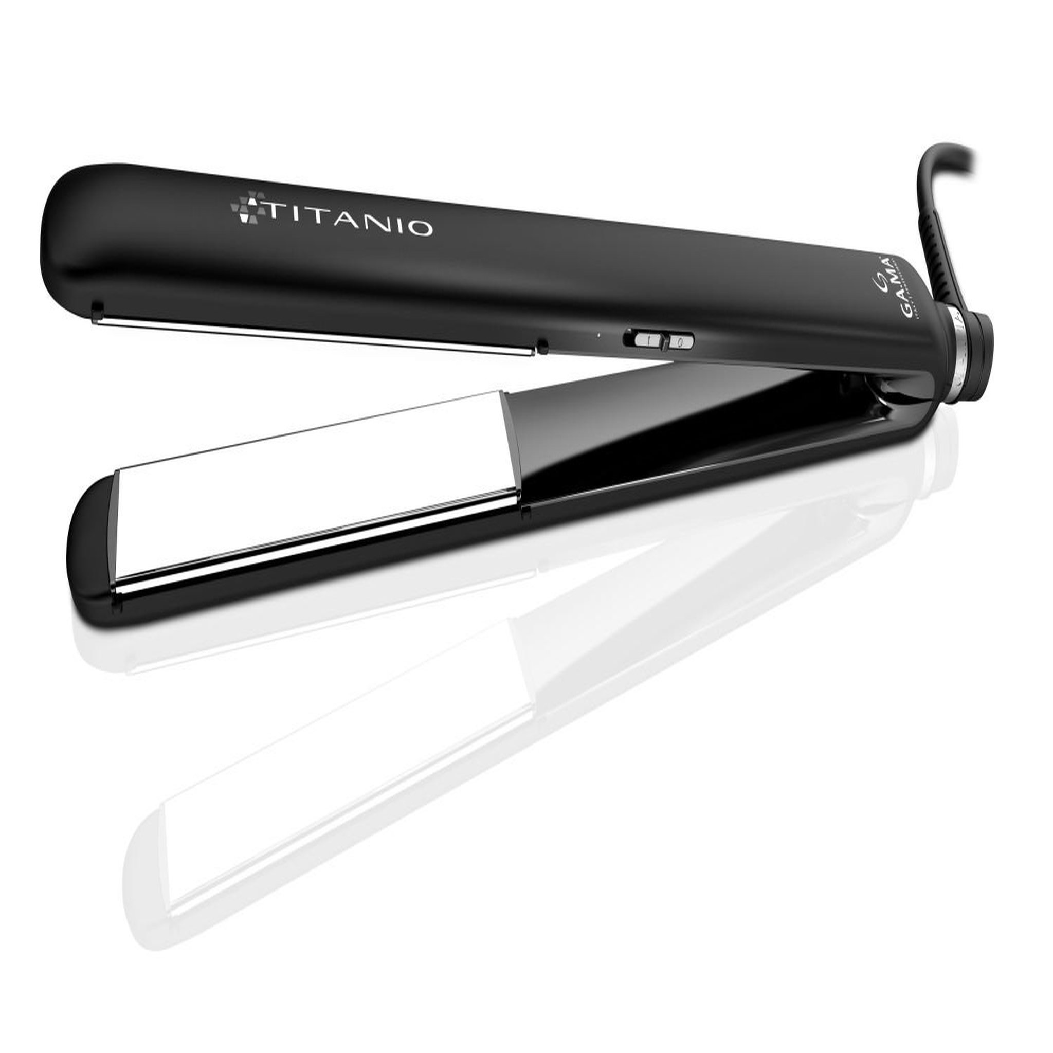 Gama Ga.ma on-off titanio fer à lisser à chaleur noir 39 w 3 m