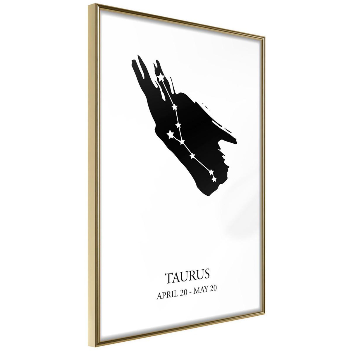 Paris Prix Affiche Murale Encadrée  Zodiac Taurus I