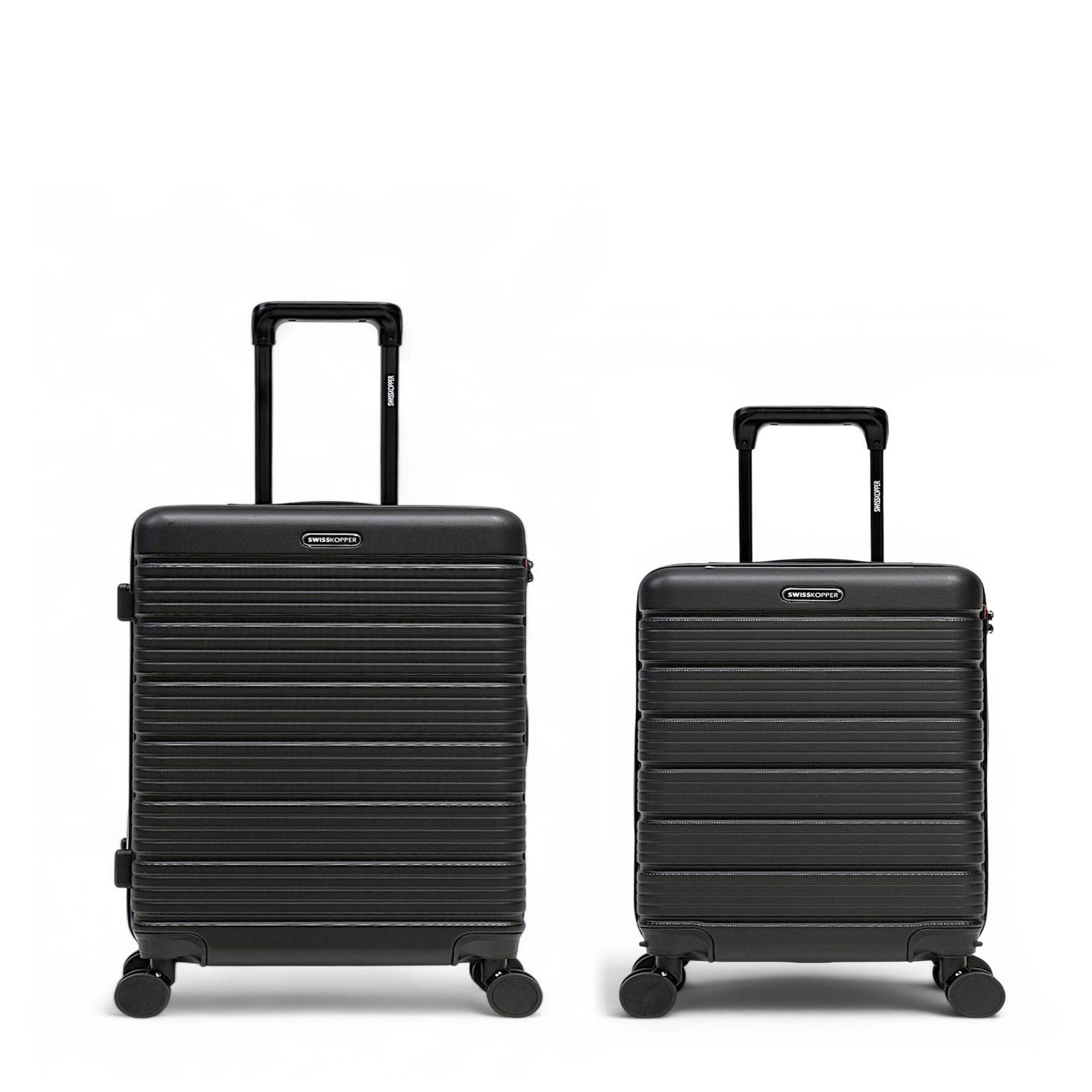 SWISS KOPPER Lot de 2 Valises Rigides Taille Moyenne et Cabine LUGANO
