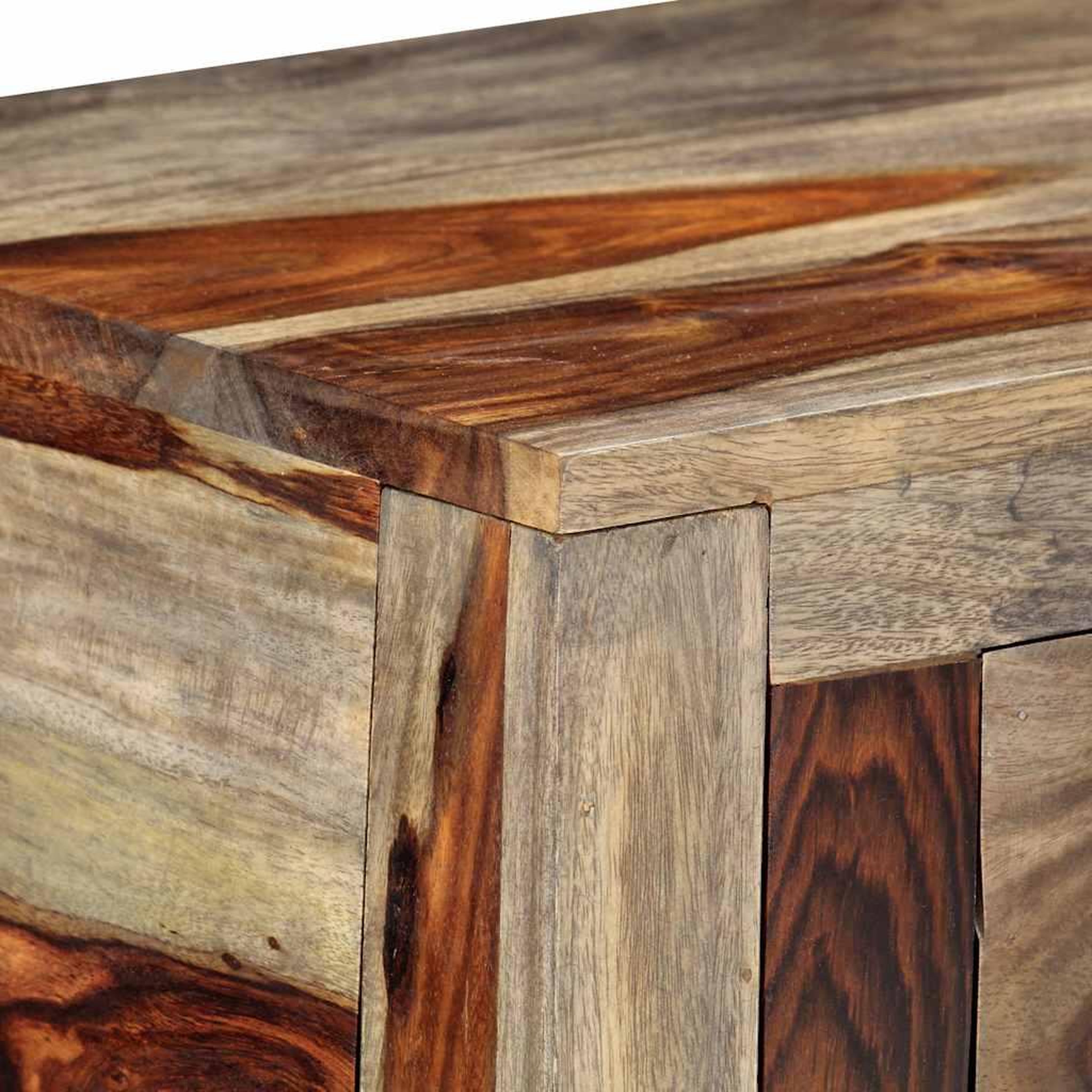 Voir la diapositive 5 : VIDAXL Table console avec 3 tiroirs 120x30x75 cm bois massif