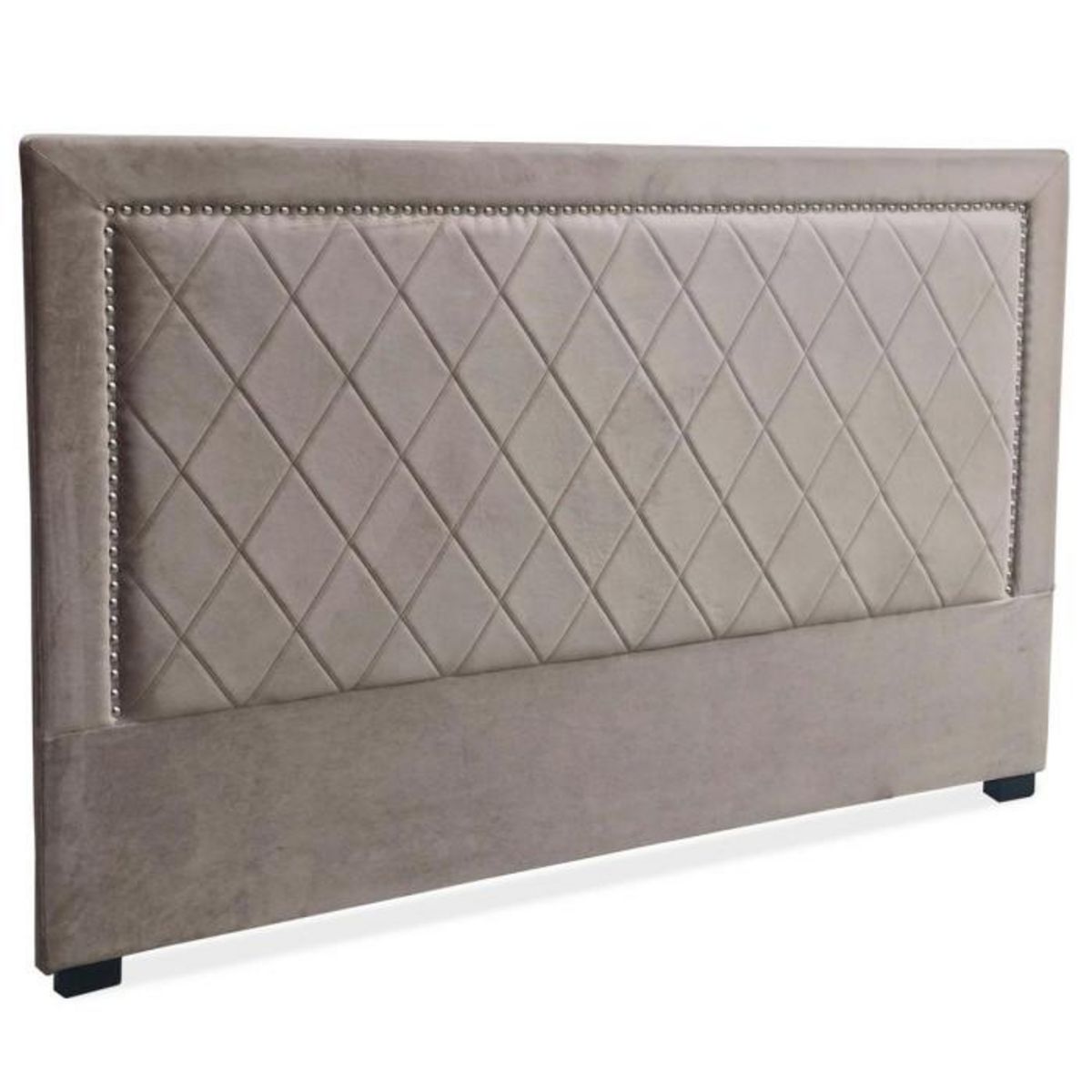 Paris Prix Tête de Lit Design en Velours  Sofia  180cm Taupe