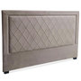 Voir la diapositive 2 : Paris Prix Tête de Lit Design en Velours  Sofia  180cm Taupe