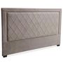 Voir la diapositive 2 : Paris Prix Tête de Lit Design en Velours  Sofia  180cm Taupe