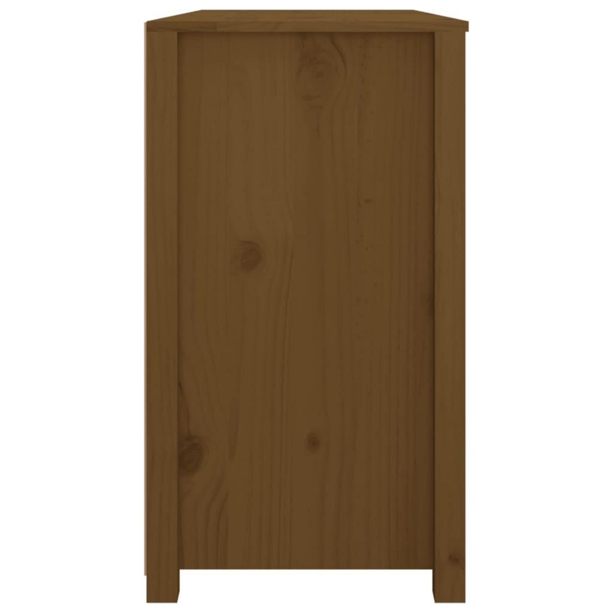 VIDAXL Armoire laterale Marron Miel 100x40x72 cm Bois de pin massif