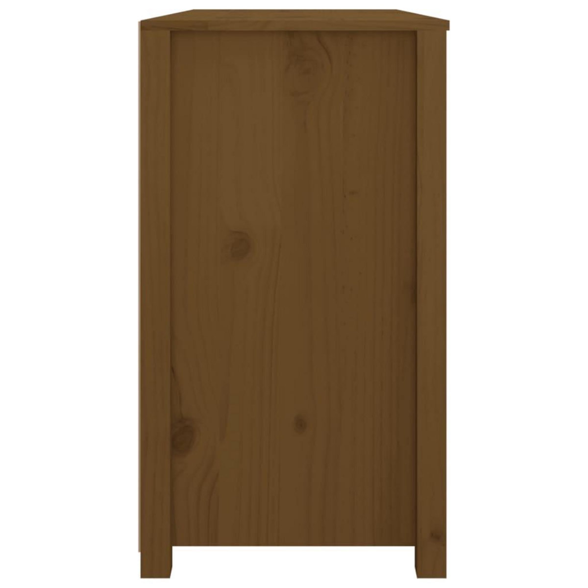 VIDAXL Armoire laterale Marron Miel 100x40x72 cm Bois de pin massif