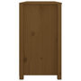 Voir la diapositive 5 : VIDAXL Armoire laterale Marron Miel 100x40x72 cm Bois de pin massif