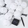 CEMONJARDIN Guirlande lumineuse solaire 40 lanternes