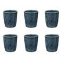 Voir la diapositive 1 : SECRET DE GOURMET Lot de 6 Tasses Design  Zoé  22cl Émeraude