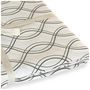 Voir la diapositive 3 : FUTURE HOME Nappe carrée anti-taches déperlante géométrique 140x140cm VOGUE