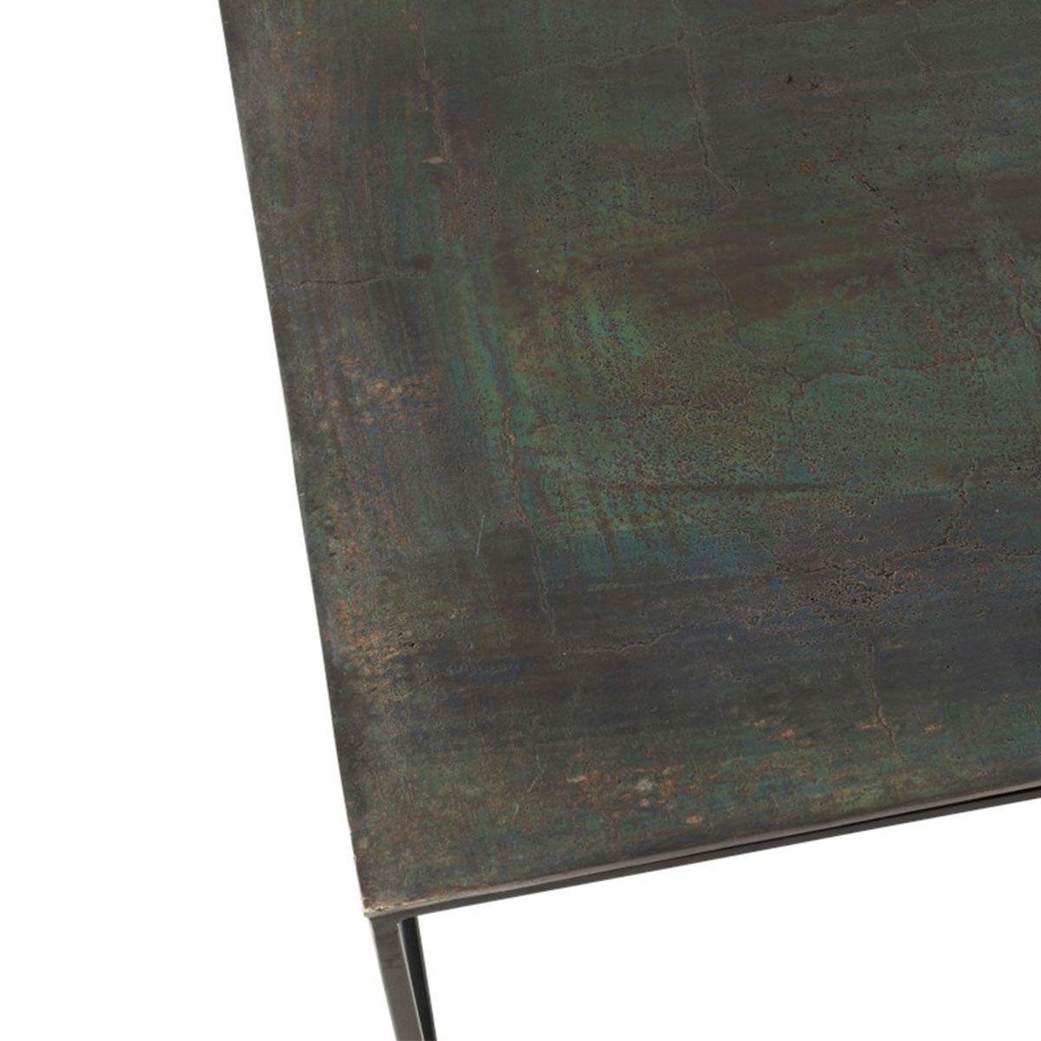 Voir la diapositive 5 : J-LINE Table basse rectangulaire  oxidize  110cm noir