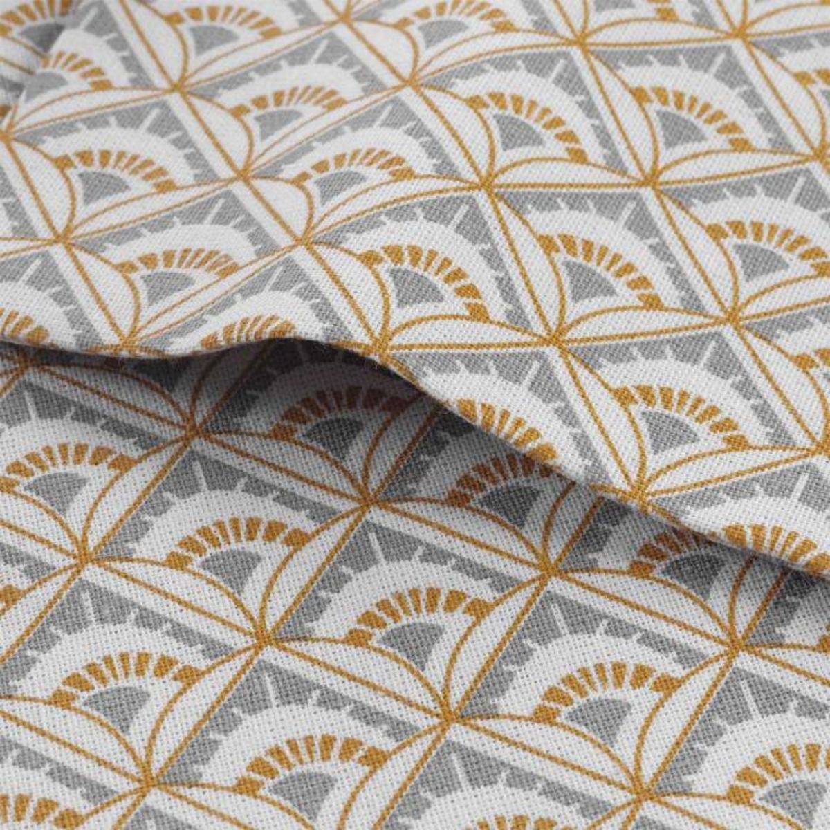 Paris Prix Lot de 3 Serviettes de Table  Méridienne  40x40cm Gris