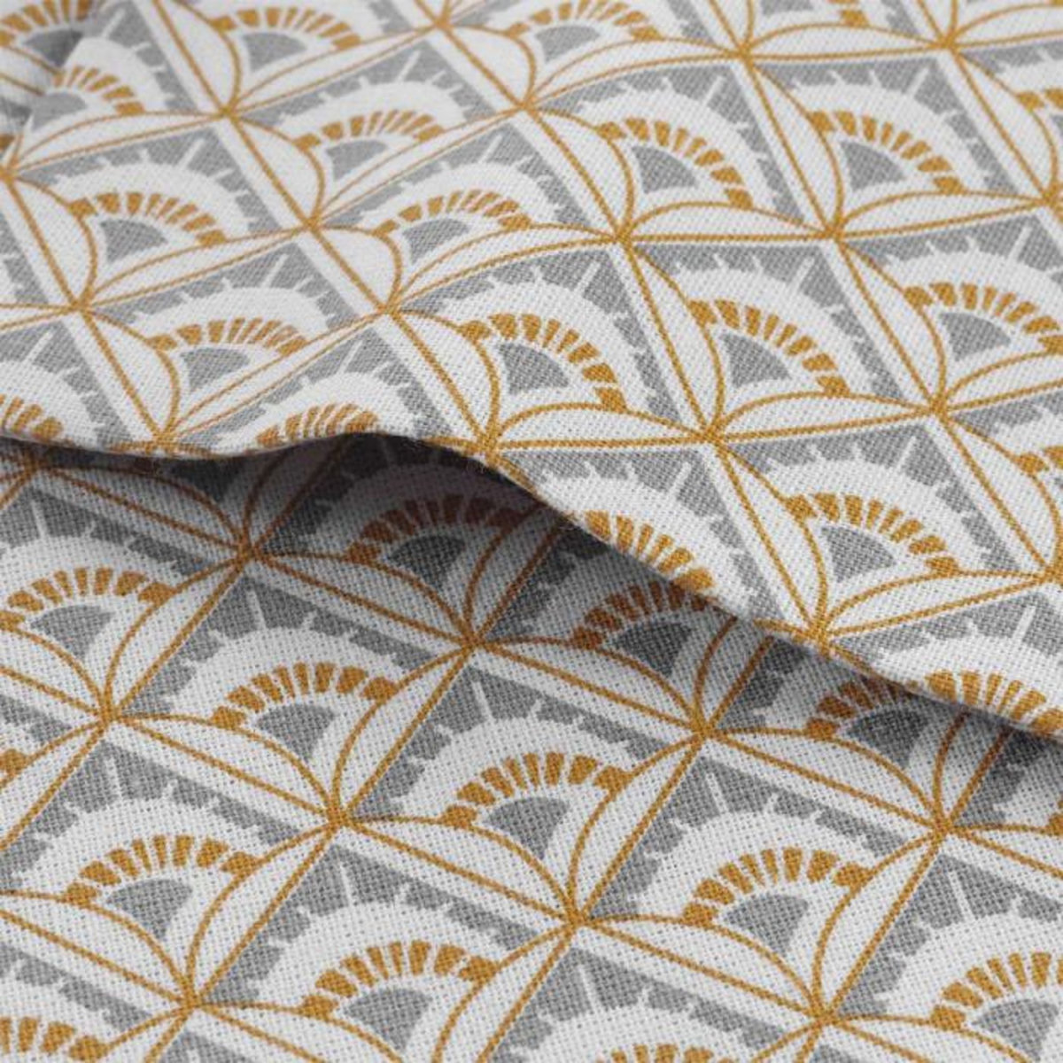 Paris Prix Lot de 3 Serviettes de Table  Méridienne  40x40cm Gris