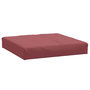 Voir la diapositive 2 : VIDAXL Coussin de palette rouge bordeaux melange 60x60x10 cm tissu