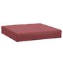 Voir la diapositive 2 : VIDAXL Coussin de palette rouge bordeaux melange 60x60x10 cm tissu