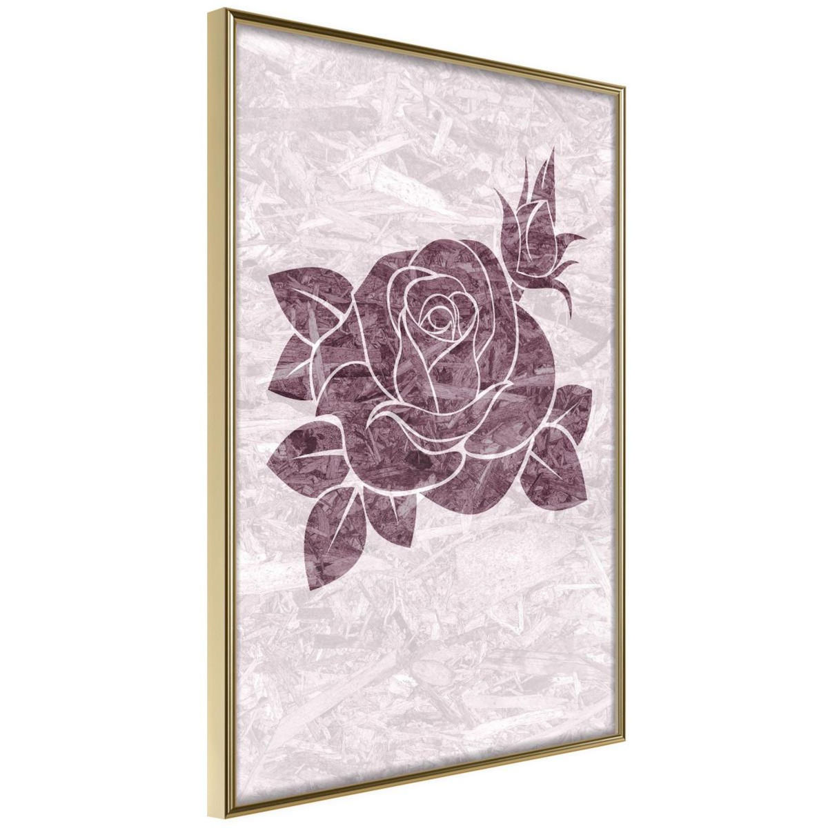 Paris Prix Affiche Murale Encadrée  Monochromatic Rose