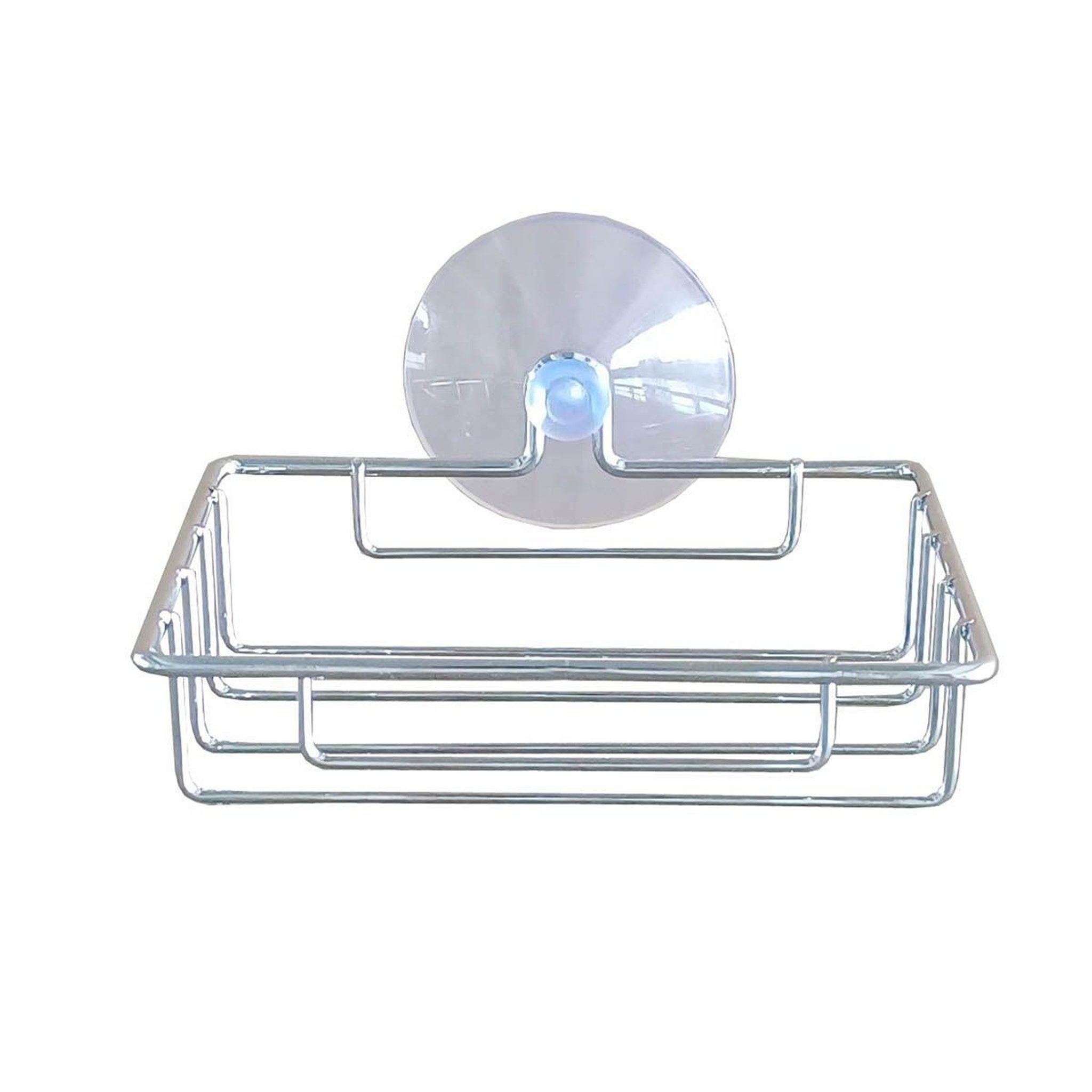 Douceur d'Intérieur Porte savon à ventouse  filaire basic  13cm chrome