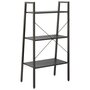 Voir la diapositive 5 : VIDAXL Etagere sur pied 3 niveaux Noir 56x35x108 cm
