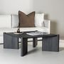 Voir la diapositive 4 : Paris Prix Table Basse Design  Rogaland  100cm Noir