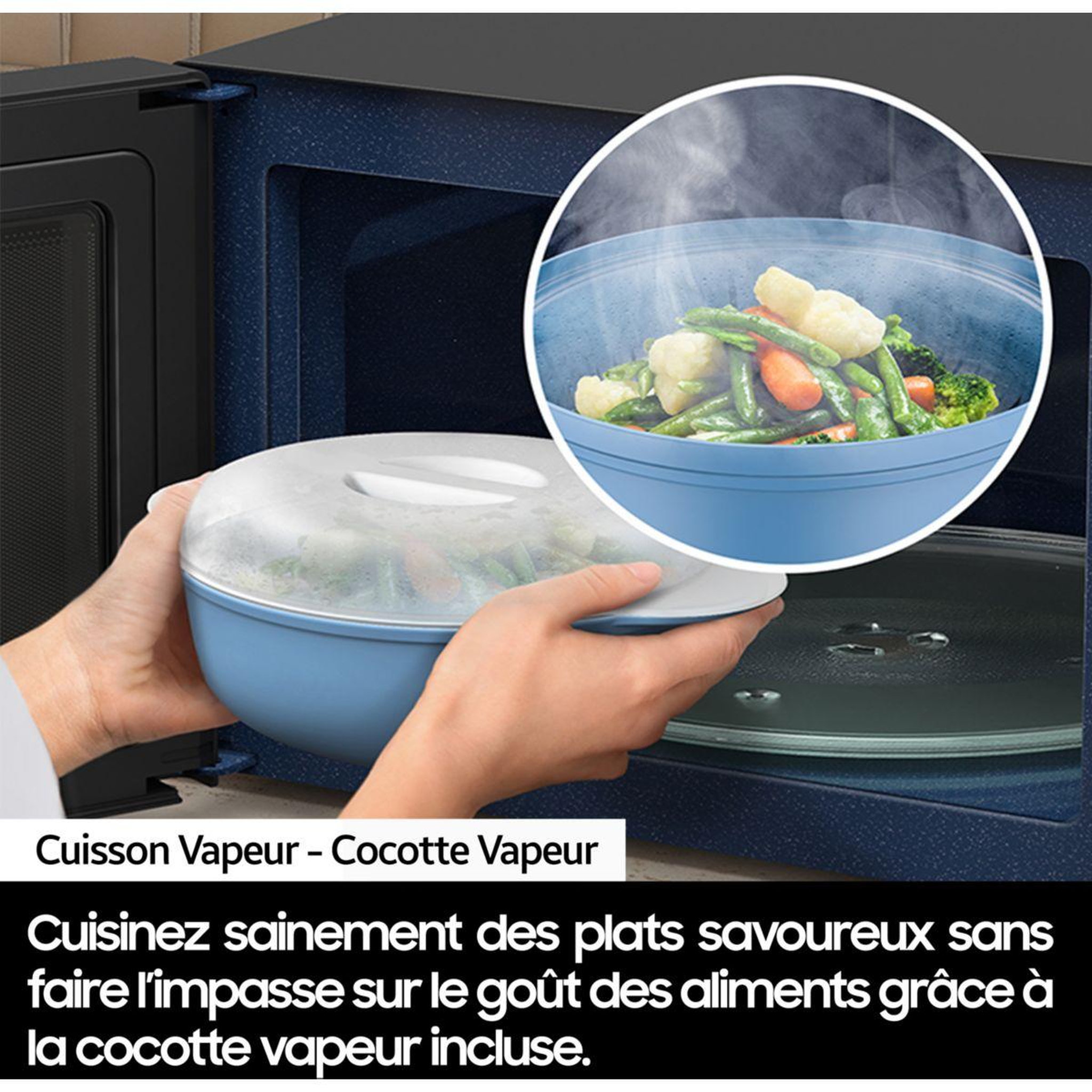 Voir la diapositive 5 : Samsung Micro ondes MS32DG4504GT 32L