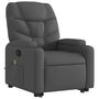 Voir la diapositive 4 : VIDAXL Fauteuil de massage inclinable Gris fonce Tissu