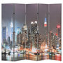 Voir la diapositive 1 : VIDAXL Cloison de separation pliable 200x170 cm New York la nuit