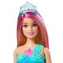Voir la diapositive 4 : BARBIE Poupée mannequin Barbie Sirène Lumière de rêve