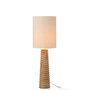 Voir la diapositive 2 : Paris Prix Lampe à Poser Filetage en Bois  Ailanthus  85cm Naturel