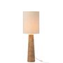 Voir la diapositive 2 : Paris Prix Lampe à Poser Filetage en Bois  Ailanthus  85cm Naturel