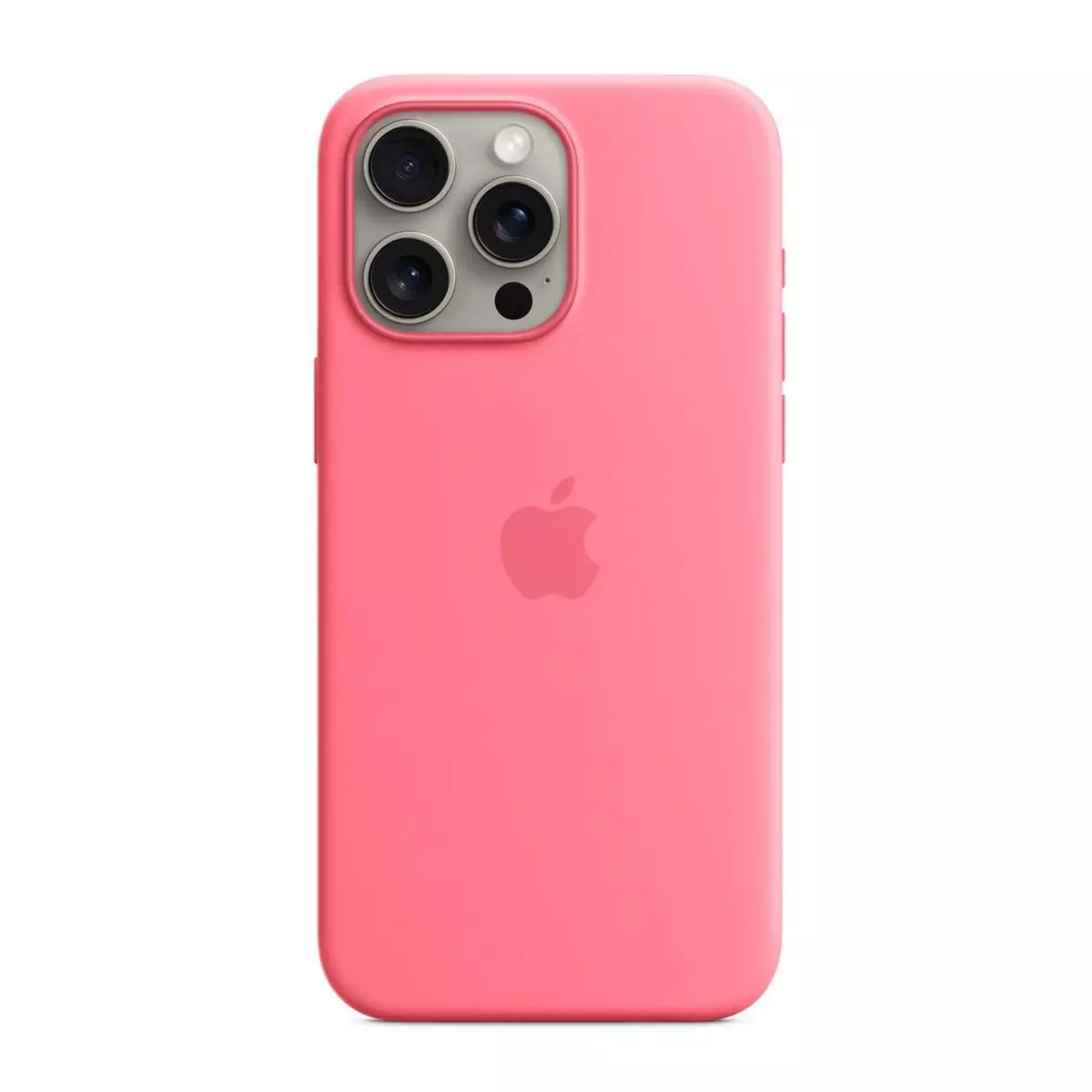 APPLE Coque Iphone 15 Prom Max MagSafe silicone Rose