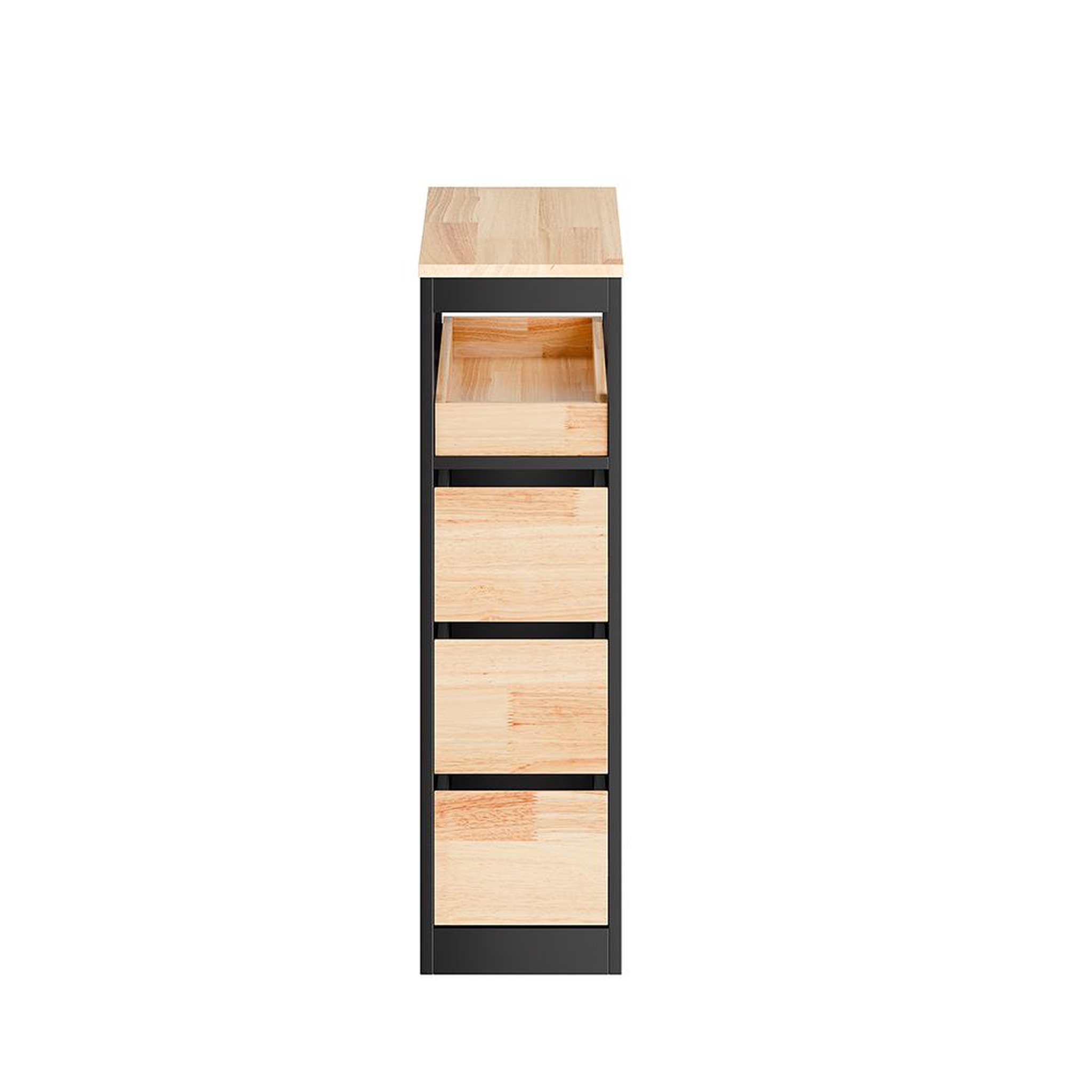 Voir la diapositive 1 : SOBUY SoBuy - Meuble bas de salle de bain à 4 tiroirs - Nordique - BZR54-II