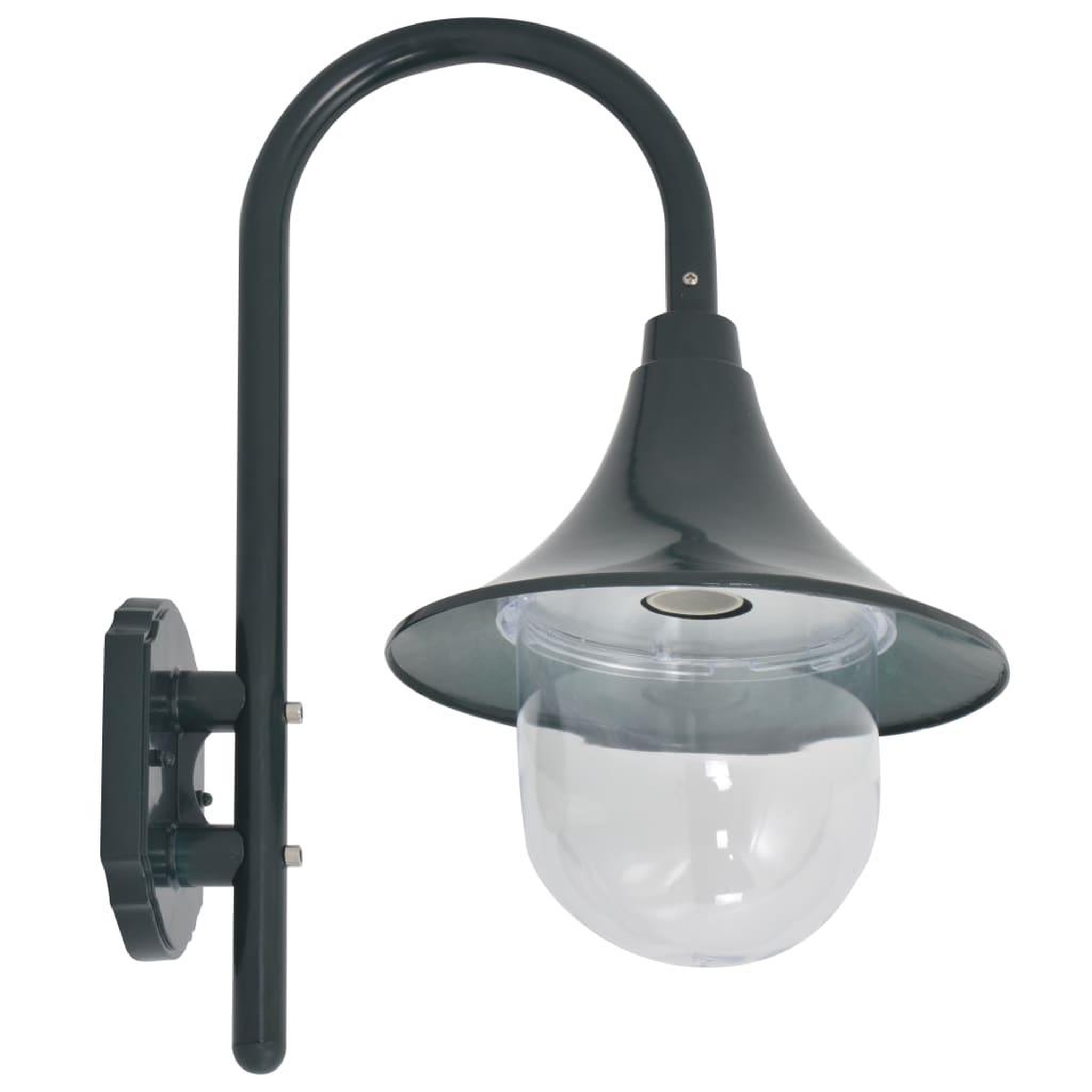 Voir la diapositive 2 : VIDAXL 44213 applique jardin E27 42 cm aluminium Vert Fonce