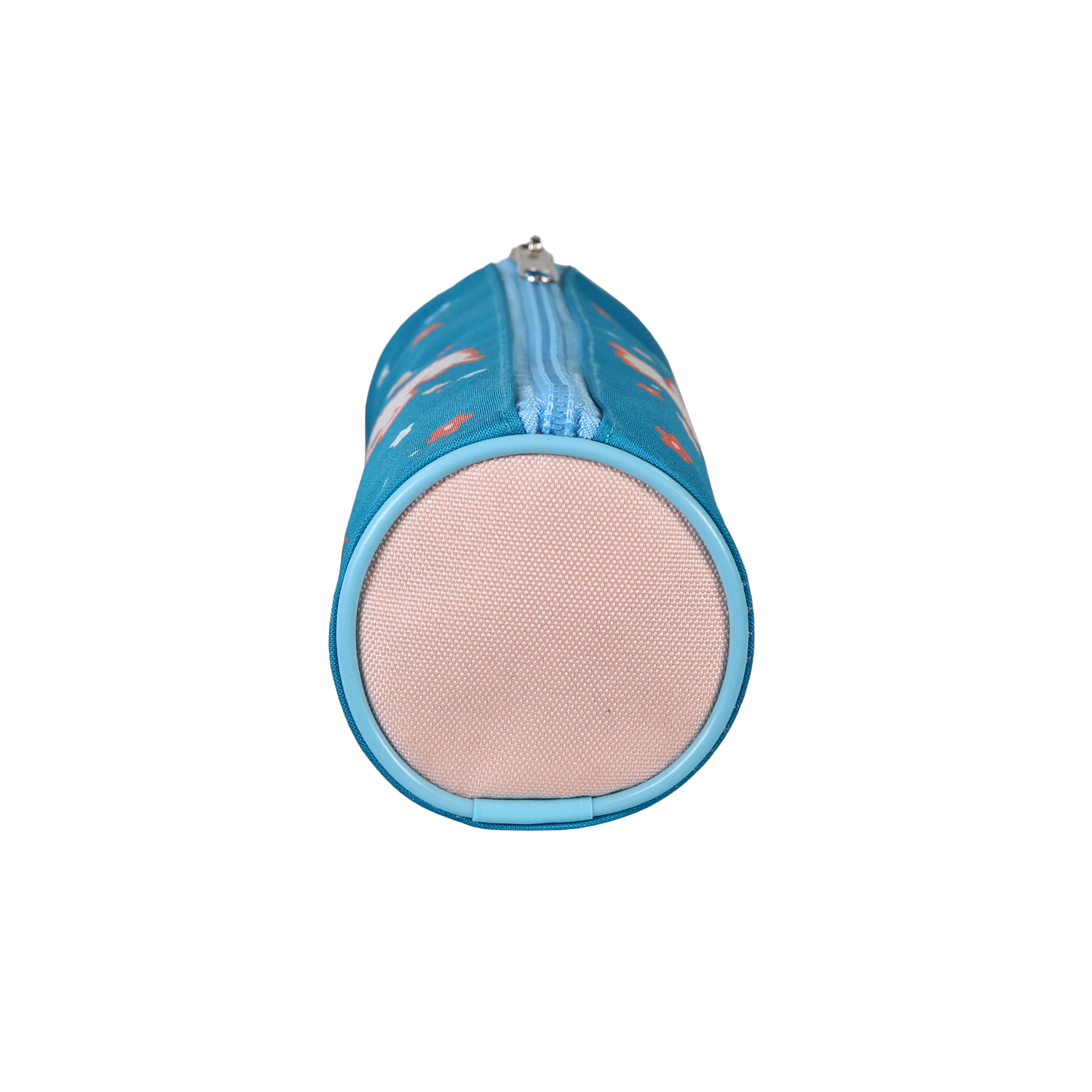Voir la diapositive 3 : Bagtrotter Cybel - Trousse scolaire ronde Licorne - Bleu - Fille - 1 Compartiment