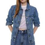 JACQUELINE DE YONG Veste en Jeans Bleu Femme JDY Drew. Coloris disponibles : Bleu