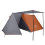 Voir la diapositive 4 : VIDAXL Tente de camping 3 personnes gris et orange impermeable