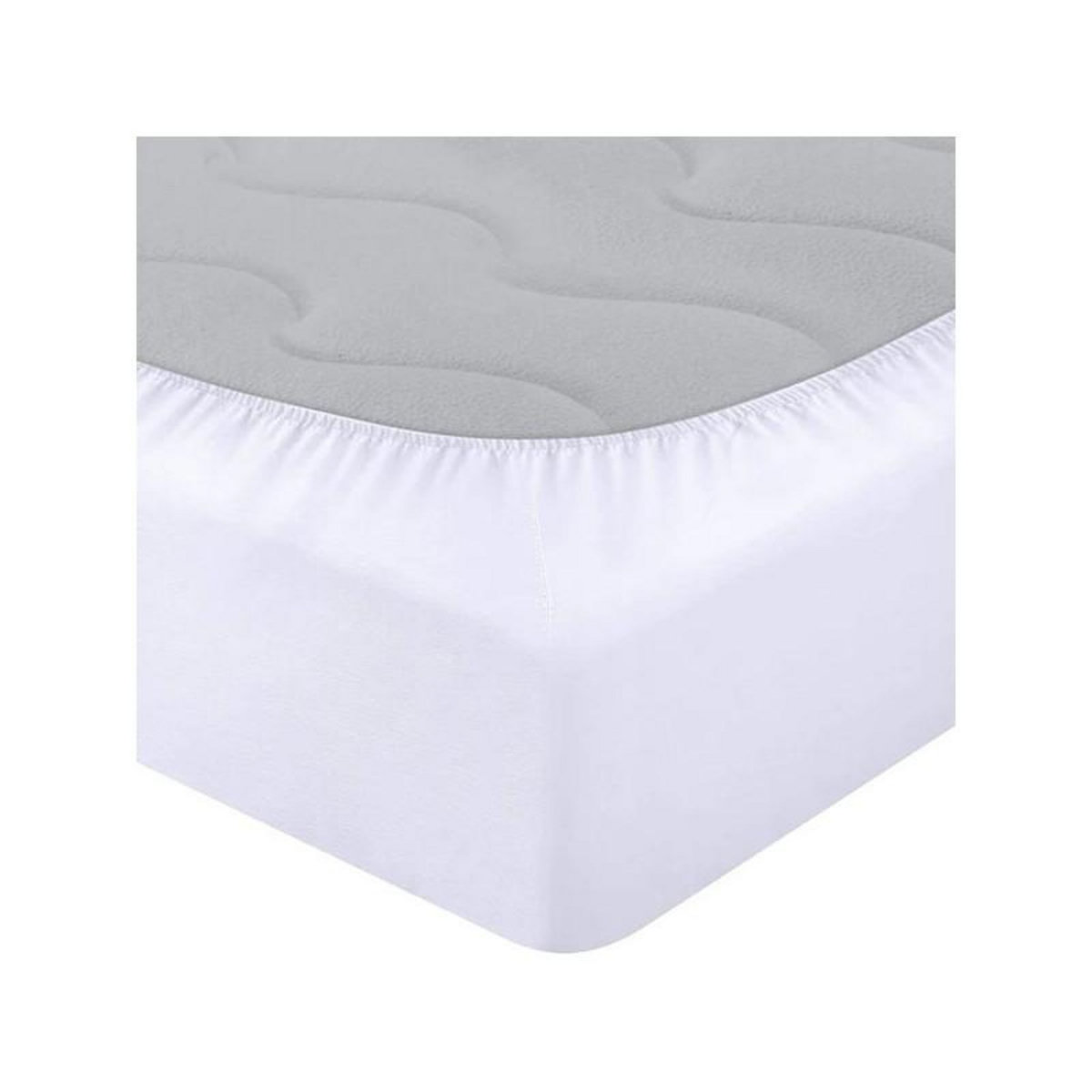 UNIVERS DECOR Protège matelas  Bambou  imperméable 80 x 200 cm bonnet 35 cm pour lits jumeaux
