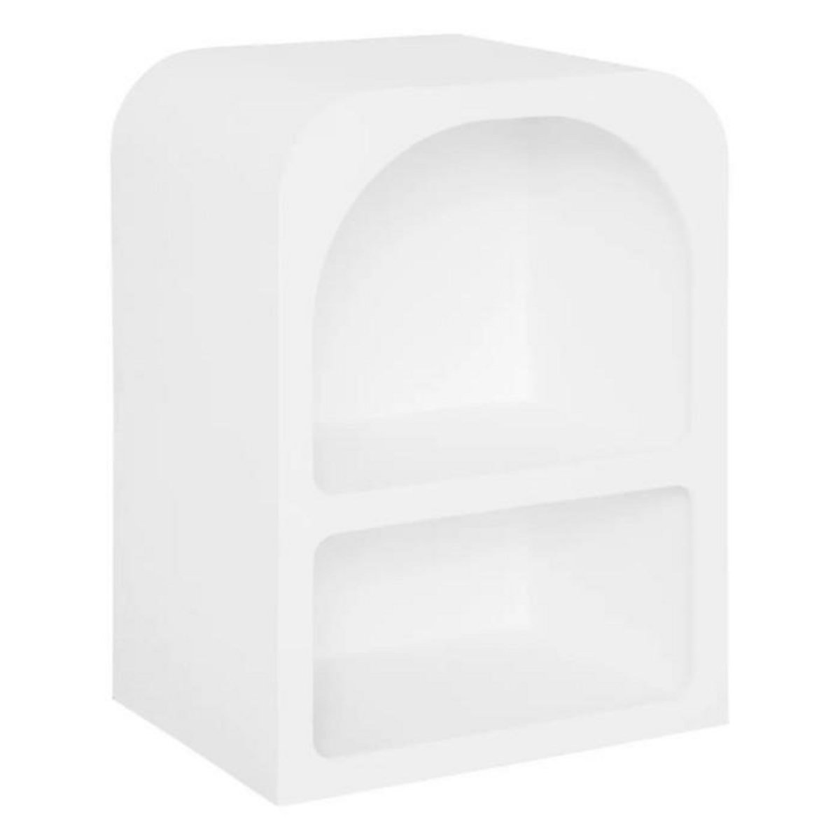 ATMOSPHERA Table de Chevet Design  Soleya  55cm Blanc