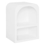 ATMOSPHERA Table de Chevet Design  Soleya  55cm Blanc