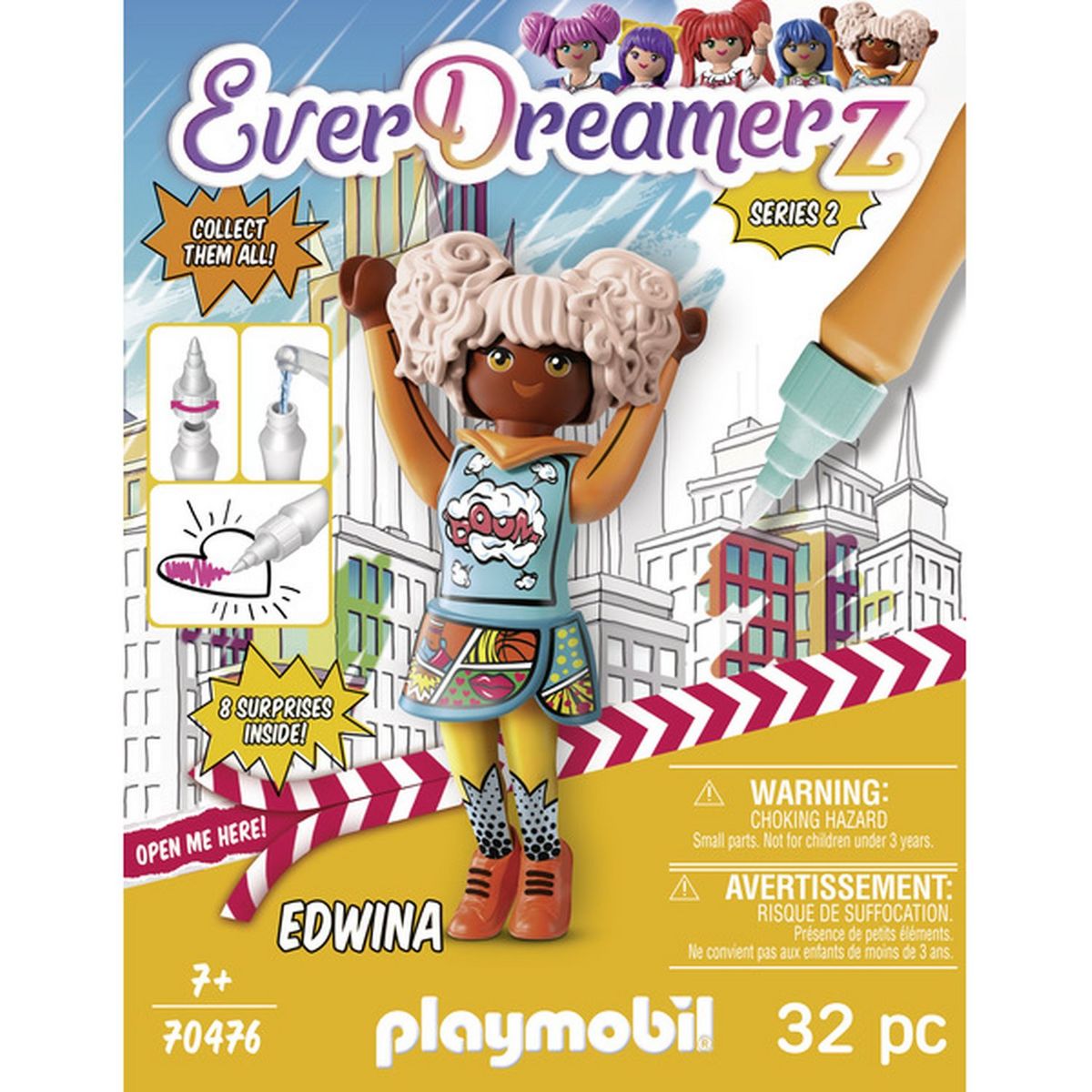 PLAYMOBIL 70476 -  Le monde de la BD - Edwina