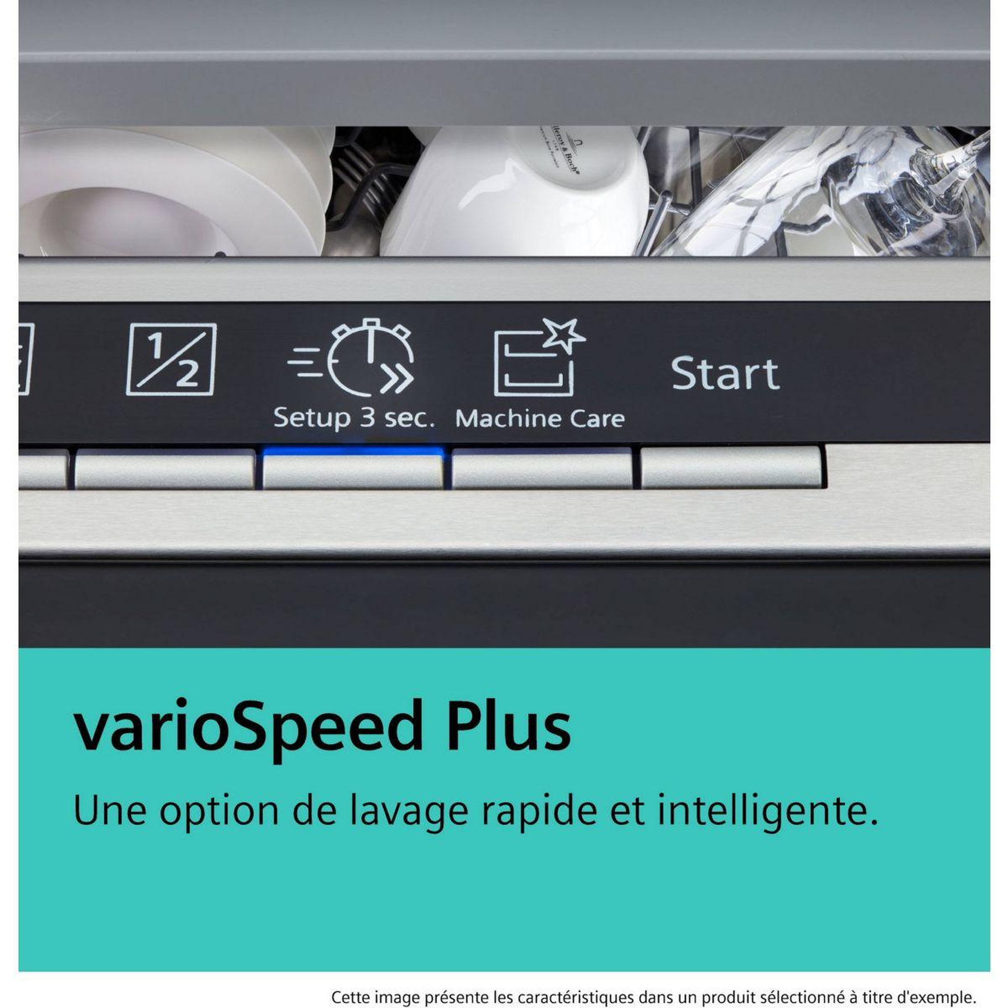 Voir la diapositive 5 : Siemens Lave vaisselle 60 cm SN23EC22AE, varioSpeed Plus, Acier brossé noir