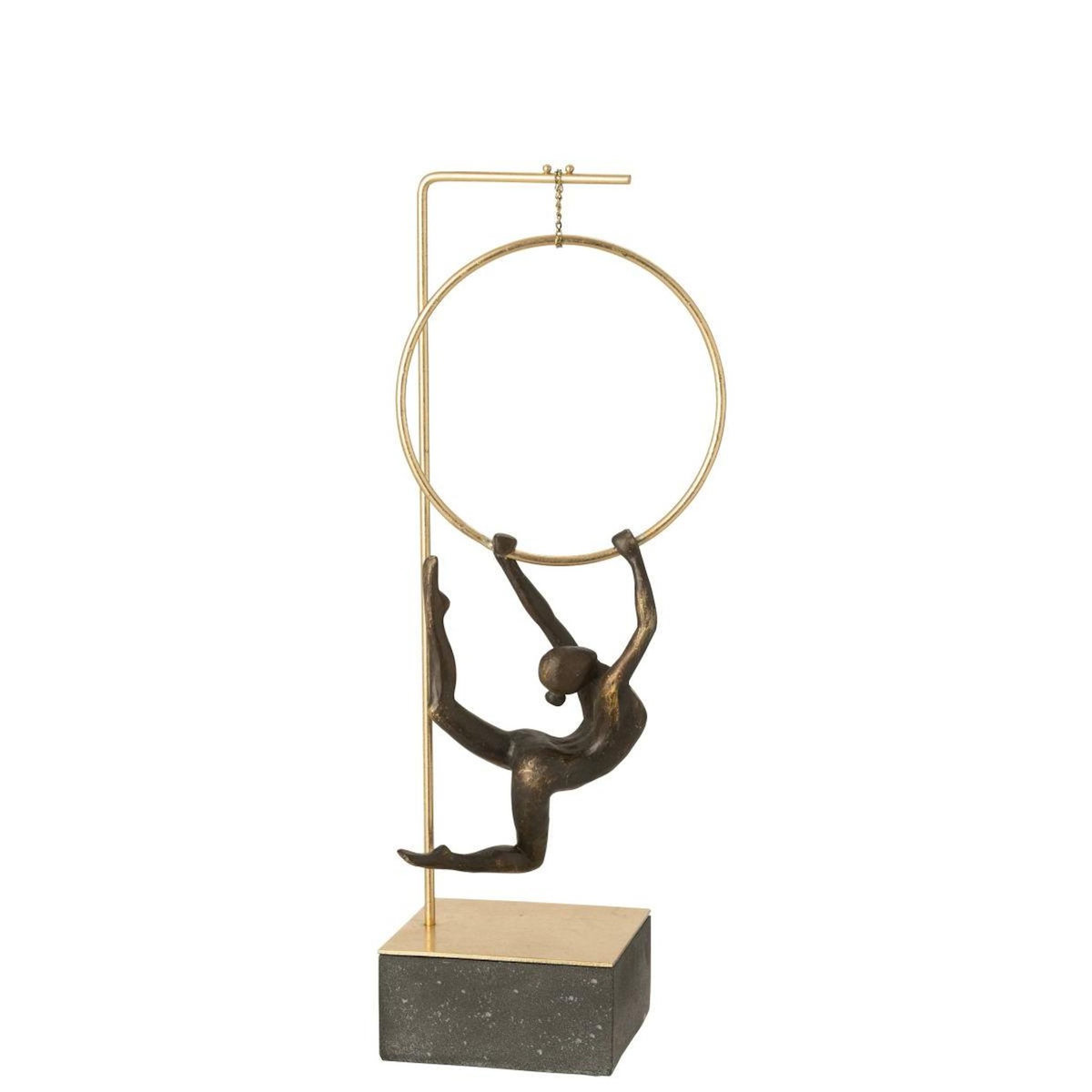 Paris Prix Gymnaste Cerceau sur Socle  Alpha  48cm Doré & Noir