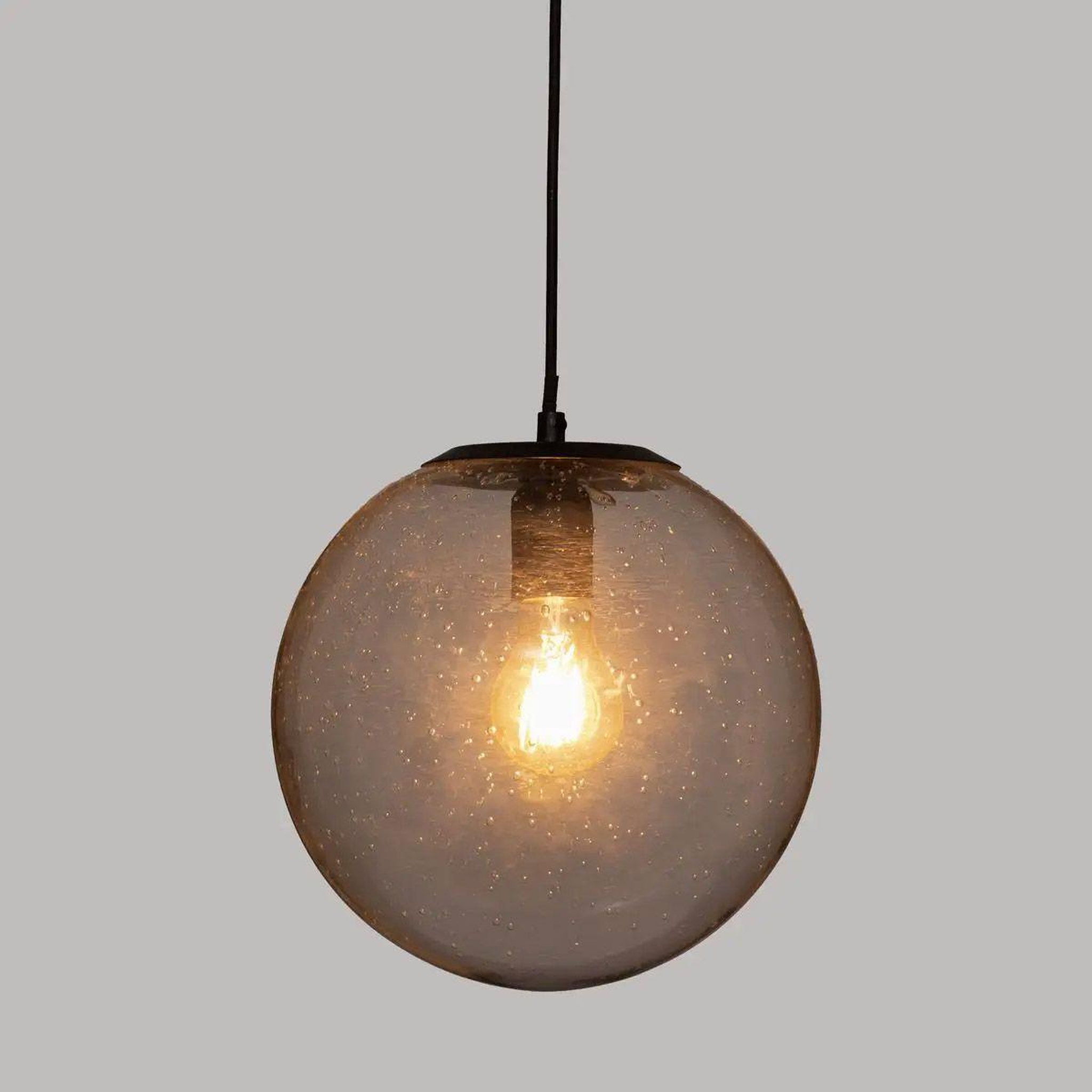 Voir la diapositive 2 : ATMOSPHERA Lampe suspension design  nunn  25cm transparent