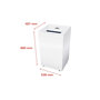 Voir la diapositive 2 : Hsm Destructeur de documents 20-22 feuilles coupe particules 4,5x30mm - 2363111