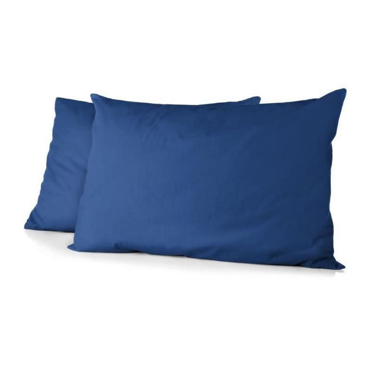 HOME LINGE PASSION Lot de 2 taies d'oreiller - HOME LINGE PASSION - 50 x 70 cm - Bleu
