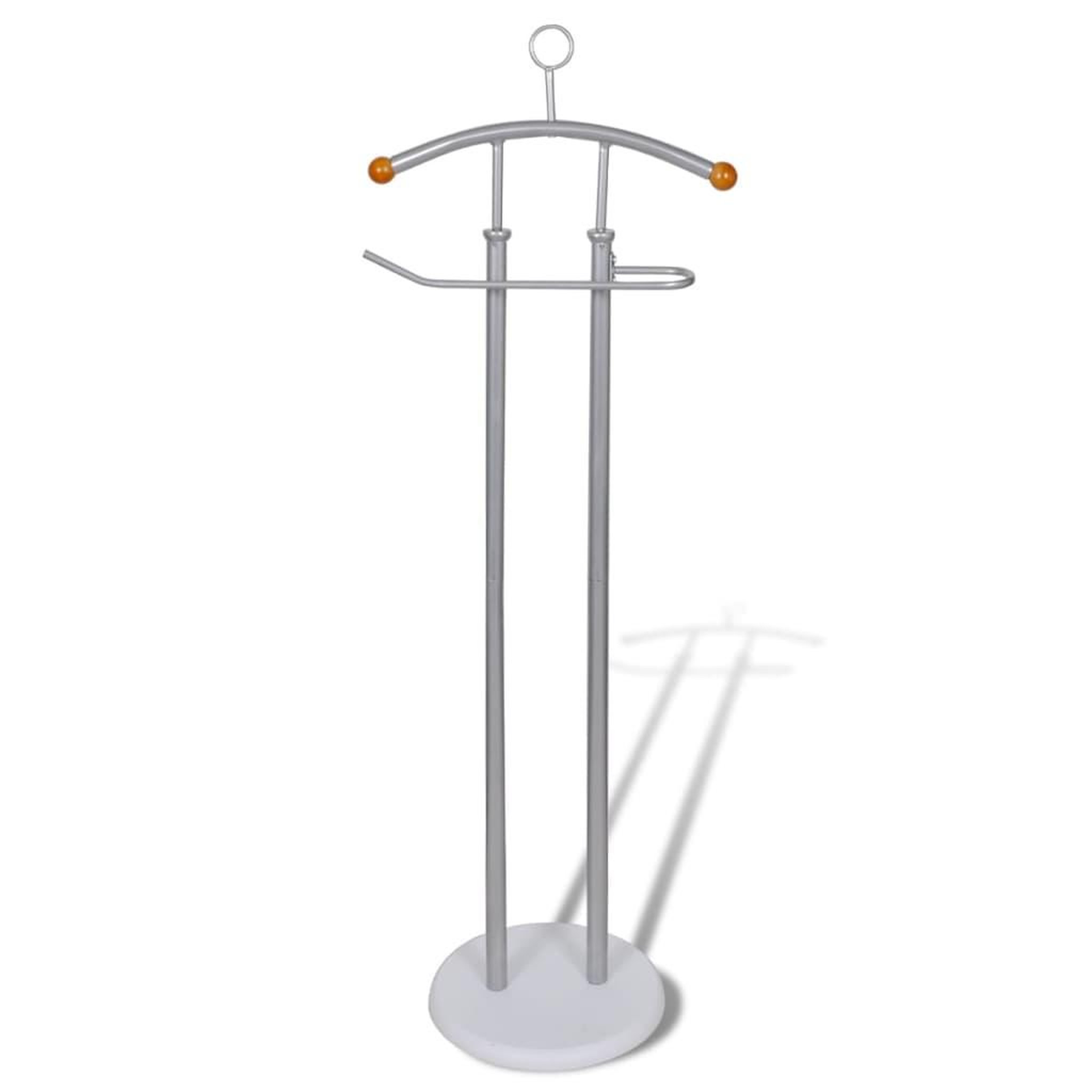 VIDAXL Support valet pour manteaux chemises Cadre en metal