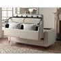 Voir la diapositive 3 : LISA DESIGN Owen - canapé 3 places convertible express couchage quotidien 140 cm matelas 12 cm en tissu bouclette